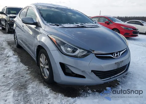 2016 Hyundai Elantra Se z USA, uszkodzony, nr VIN 5NPDH4AE2GH736608